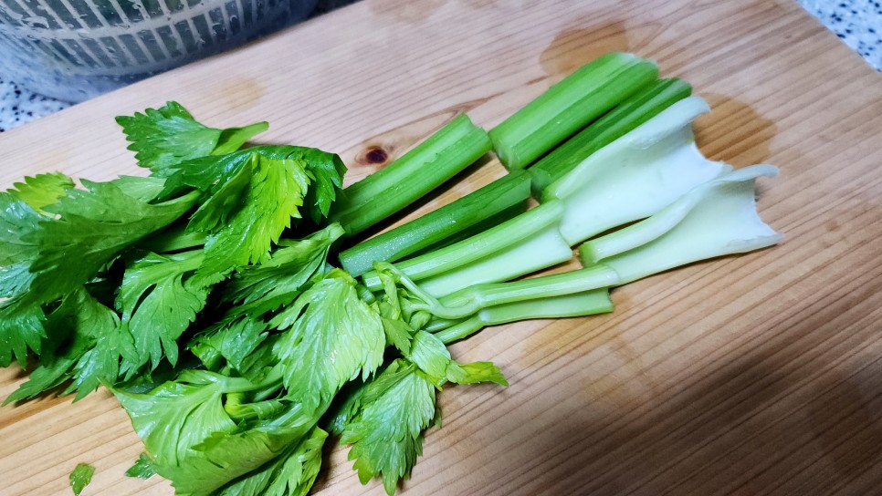 일주일밑반찬 샐러리 장아찌 만드는법 샐러리잎 손질 먹는법 간단한 요리