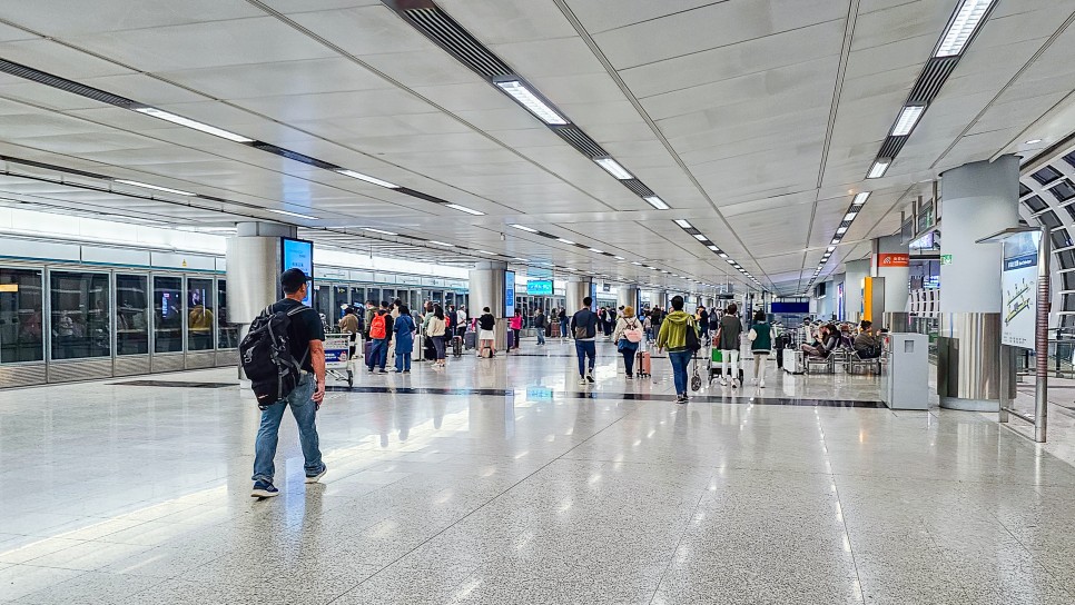 홍콩 AEL 홍콩공항 철도 이용방법 & 홍콩입국신고서