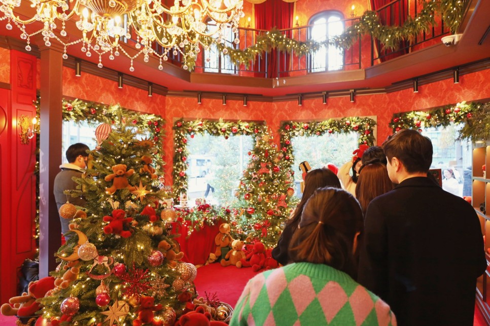 서울 가볼만한곳 현대백화점 무역센터점 크리스마스 트리 데이트 해리의 꿈의 상점 예약 웨이팅 팁