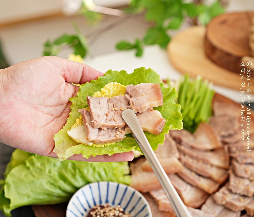 돼지고기 앞다리살 수육 맛있게 삶는법 간단 막걸리 돼지 수육 삶는법 삶기 삶는시간 보쌈 삶는법