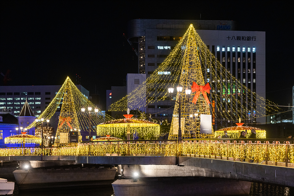 일본 후쿠오카 자유여행 크리스마스 마켓 하카타역 일루미네이션 8곳 날씨