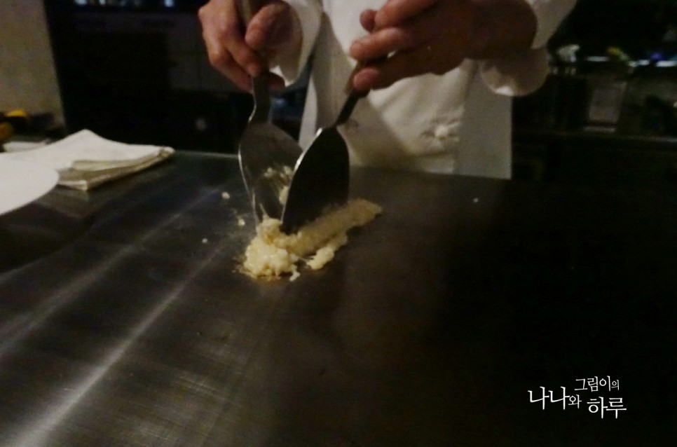 후쿠오카 야쿠인 맛집 해산물 철판요리 코스 홋코리야