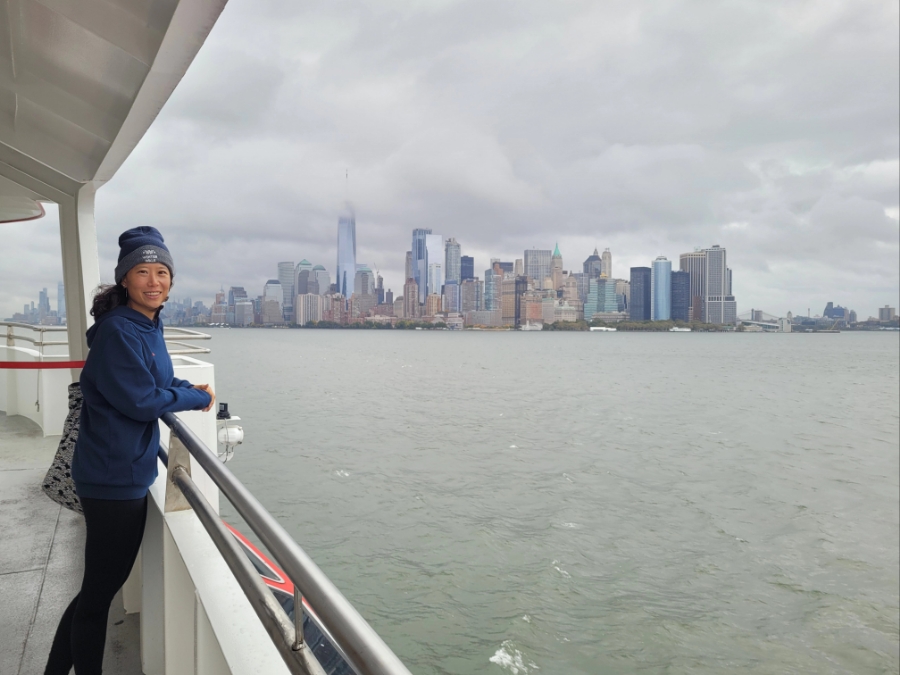 미국 뉴욕 여행 자유의 여신상 페리 유람선 랜드마크 크루즈