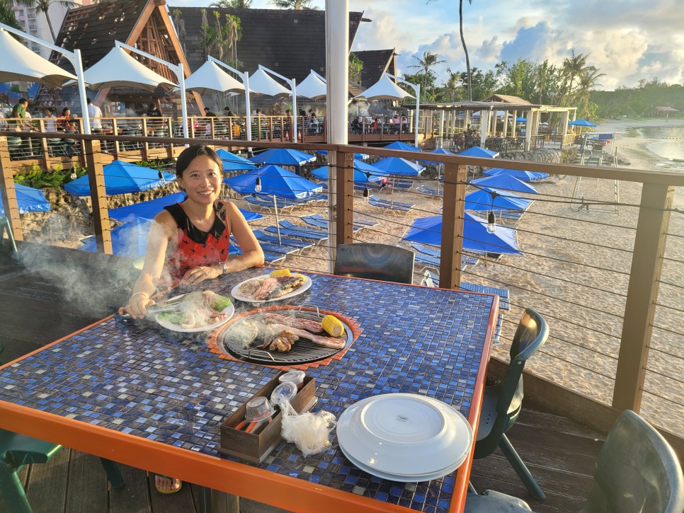 괌 PIC 리조트 골드카드 패키지 식당 가족 여행 숙소