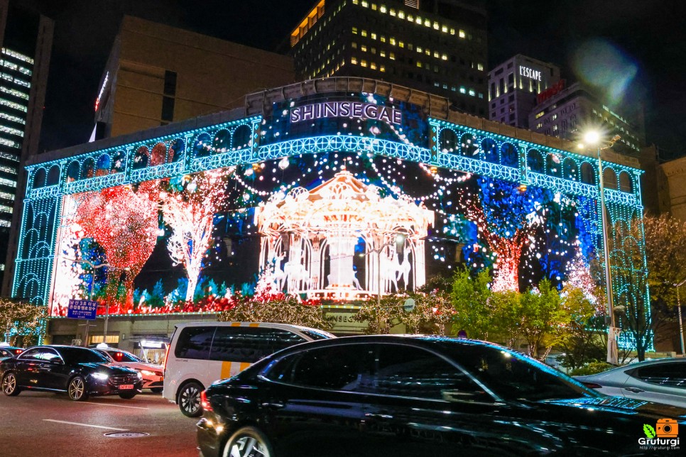 명동 신세계백화점 크리스마스 놀거리 서울 야경명소 야간 데이트