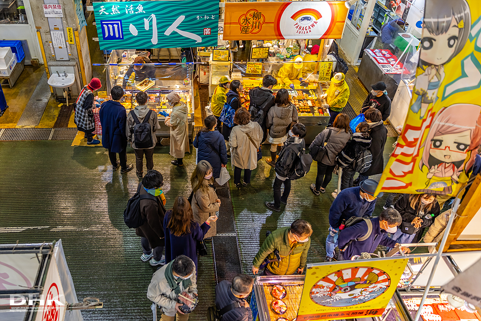 일본 후쿠오카 근교 가볼만한곳 혼슈 시모노세키 여행 가라토시장 초밥시장 맛집 둘러보기 (운영시간)