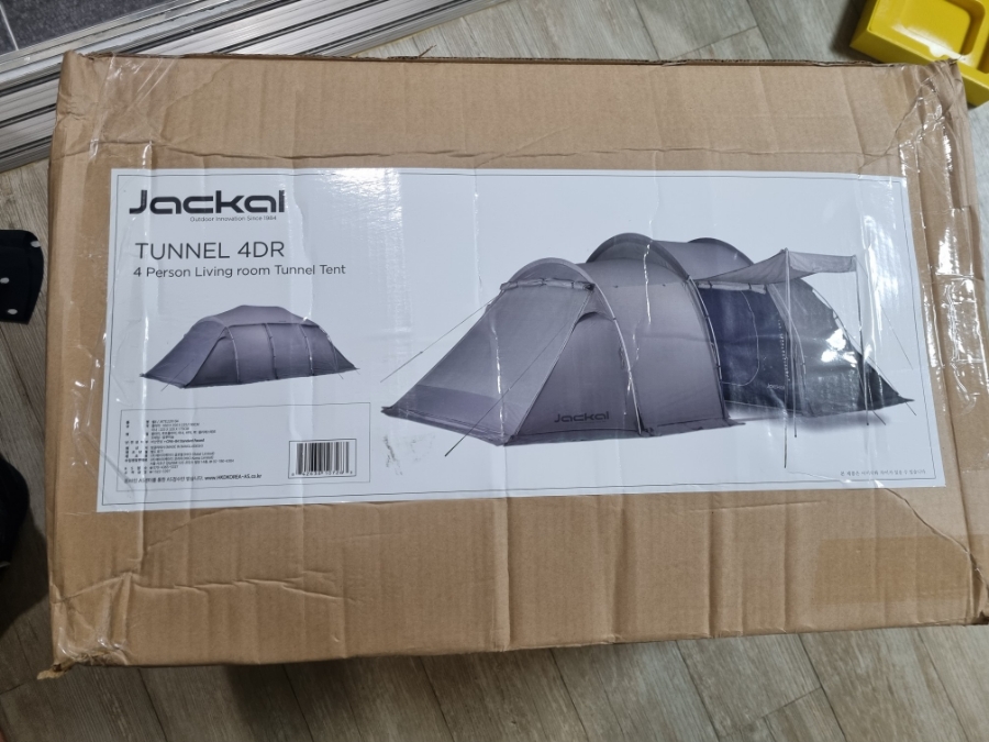 5번째 텐트 자칼4DR 터널형텐트 사용후기