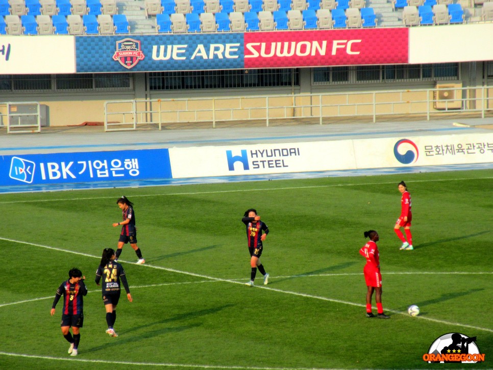 [2023.11.19 * 2/2, 후반전 화보] 수원 FC 위민 vs 인천 현대제철 레드엔젤스, 현대제철 2023 WK리그 챔피언결정전 1차전 ~ 경기 수원, 수원 종합 운동장