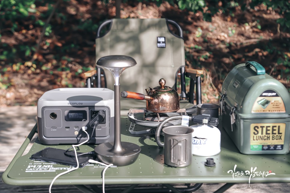 캠핑 파워뱅크 에코플로우 리버2 인산철 캠핑용 배터리 차박 캠핑용품 사용후기