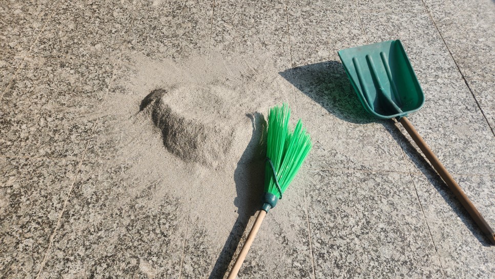 화강암 대리석 미끄럼방지 버너구이