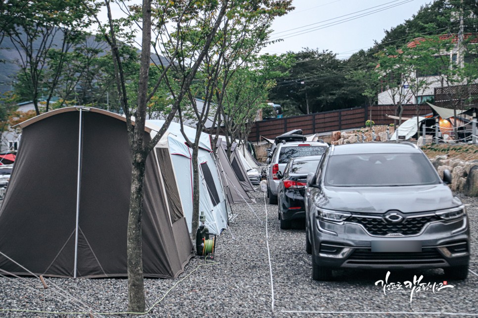 사계절 캠핑장박 중인 경주 문두리 캠핑장 캠핑후기