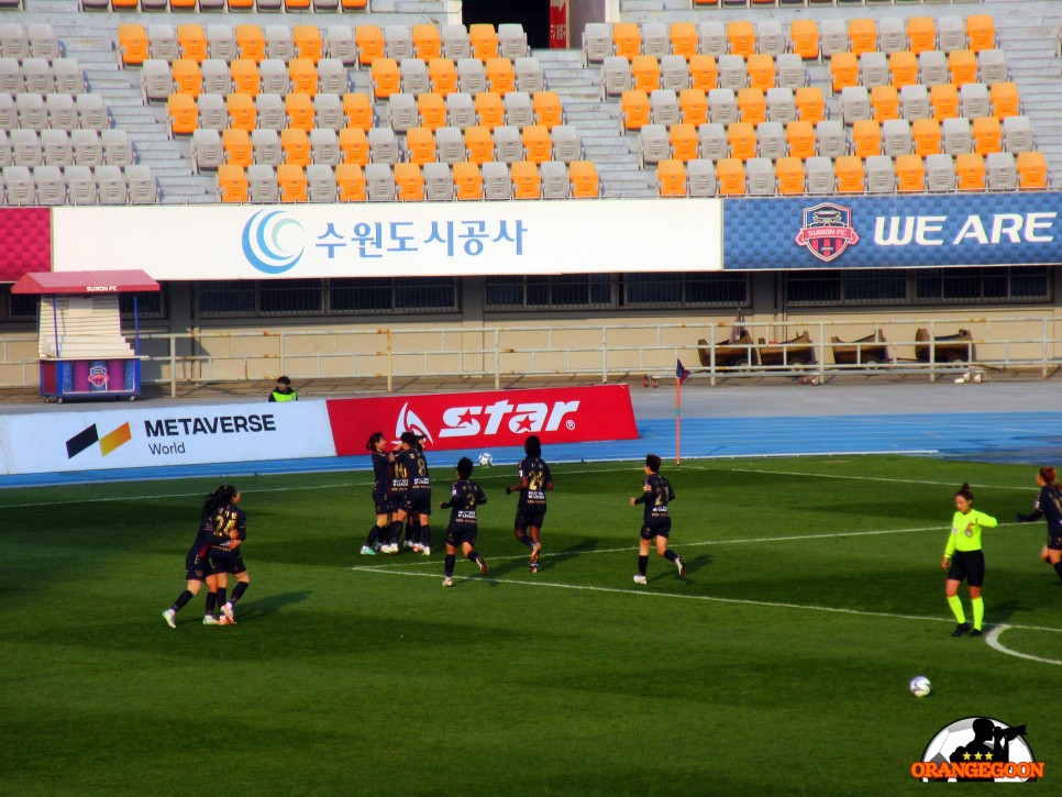 [2023.11.19 * 2/2, 후반전 화보] 수원 FC 위민 vs 인천 현대제철 레드엔젤스, 현대제철 2023 WK리그 챔피언결정전 1차전 ~ 경기 수원, 수원 종합 운동장