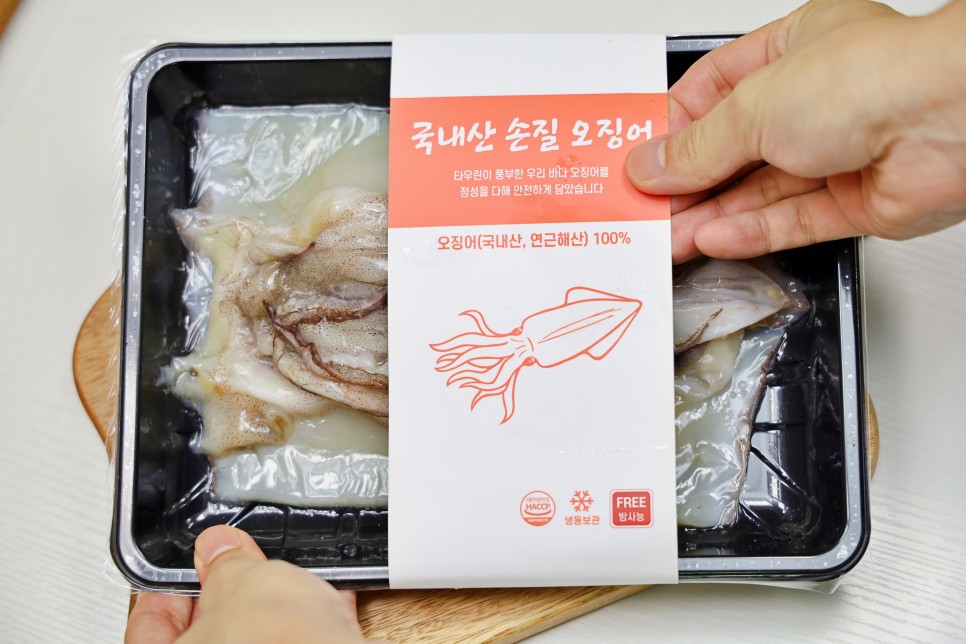 오징어숙회 오징어구이 통통한 아이엔씨푸드 오징어요리