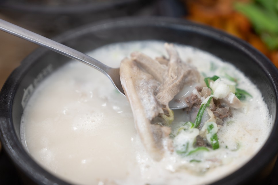 신사역 맛집 가마솥순대국밥 - 쌀쌀한 날씨에 편백찜솥밥정식과 직화오징어볶음으로 따뜻하게 뚝딱