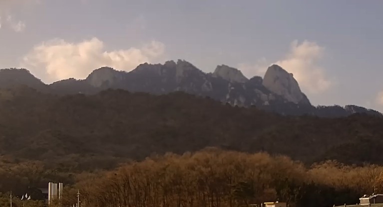 주요 국립공원(설악산, 태백산, 소백산, 덕유산, 지리산, 오대산) 실시간 CCTV (모바일 버전 포함)