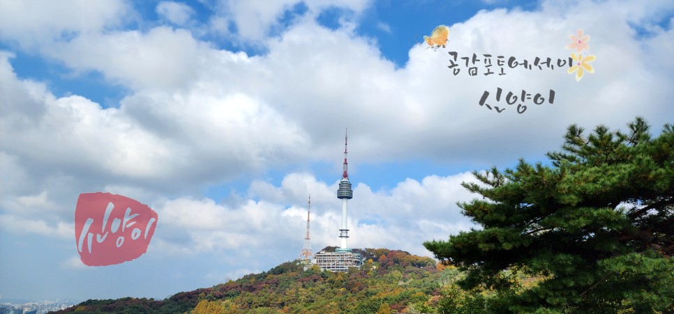 남산 서울타워 가는법 남산순환버스 01 타세요.