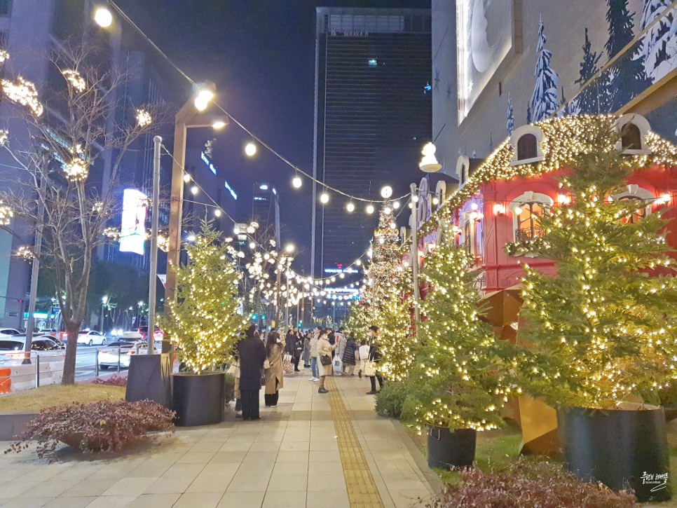 서울 크리스마스 데이트 트리 명소 코엑스 현대백화점 별마당도서관 파르나스 라운지
