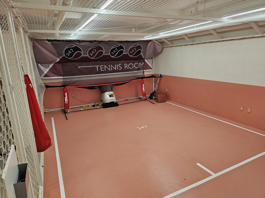 테니스 예약 앱 라켓타임으로 테니스 볼머신 아이볼브가 있는 무인 실내 테니스장 연습 후기