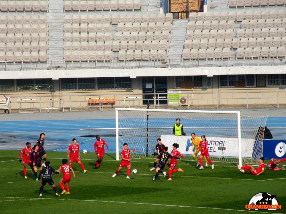 [2023.11.19 * 2/2, 후반전 화보] 수원 FC 위민 vs 인천 현대제철 레드엔젤스, 현대제철 2023 WK리그 챔피언결정전 1차전 ~ 경기 수원, 수원 종합 운동장