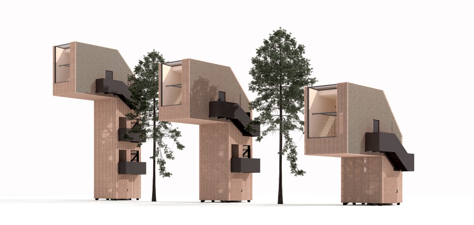 모듈식 트리 하우스! 호젓한 휴식을 위한 숙소, Piil Tree House Retreat by Arsenit