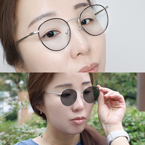 빠른 변색렌즈 호야렌즈 센서티 패스트 빛에 빠르게 적응하는 안경으로  눈부심 완화해요!