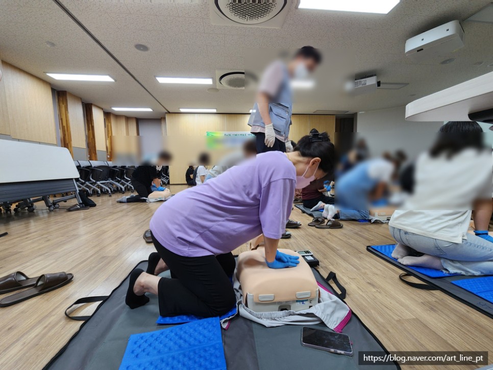 타인의 안전을 위한 CPR교육(심폐소생술순서)
