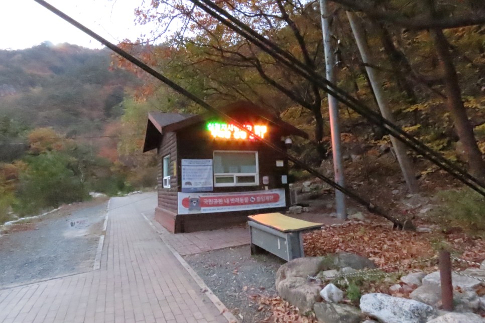 [설악산국립공원] 암봉과 기암 그리고 단풍이 어우러진 오색 주전골 탐방