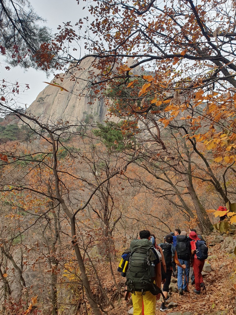 도봉산 등산, 낭만길 릿지 가을 산행