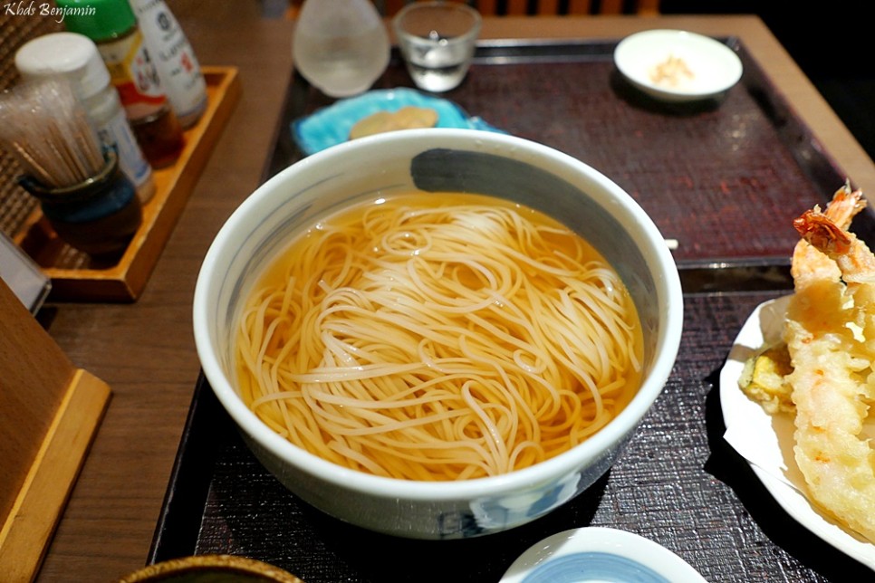 일본 도쿄 맛집 우동 긴자 사토요스케 줄 서는 150년 전통