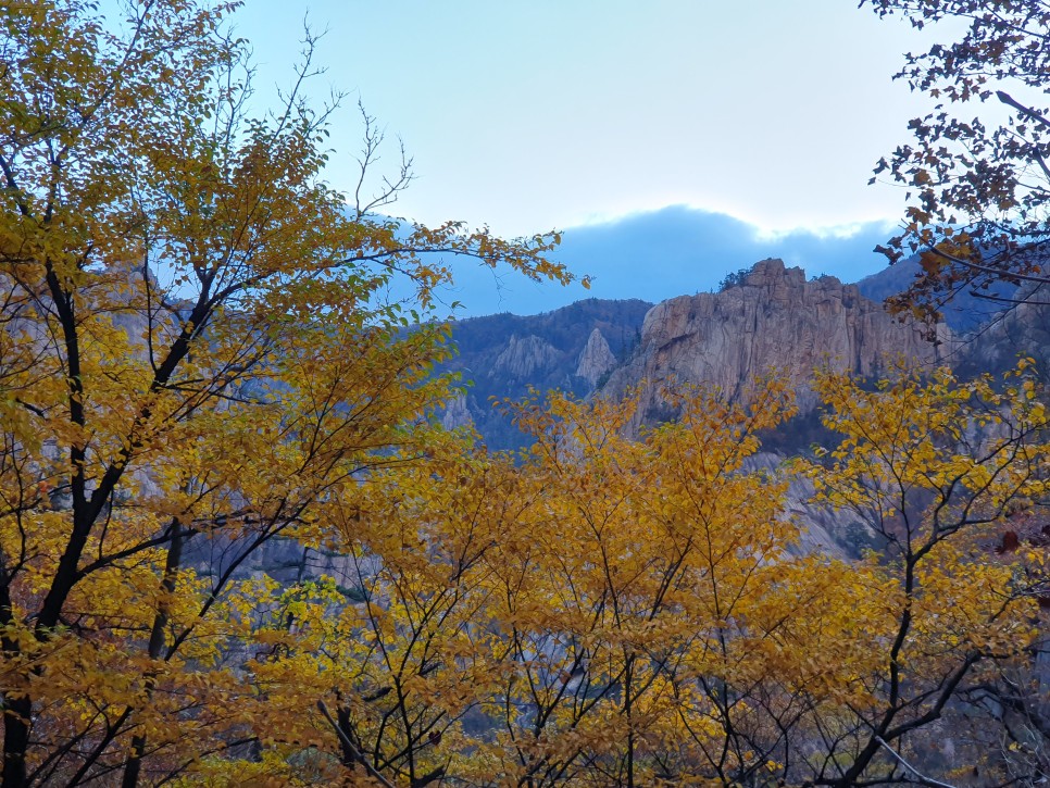 설악산 등산, 외설악 가을 단풍 산행 (용소골 ~ 칠형제봉)