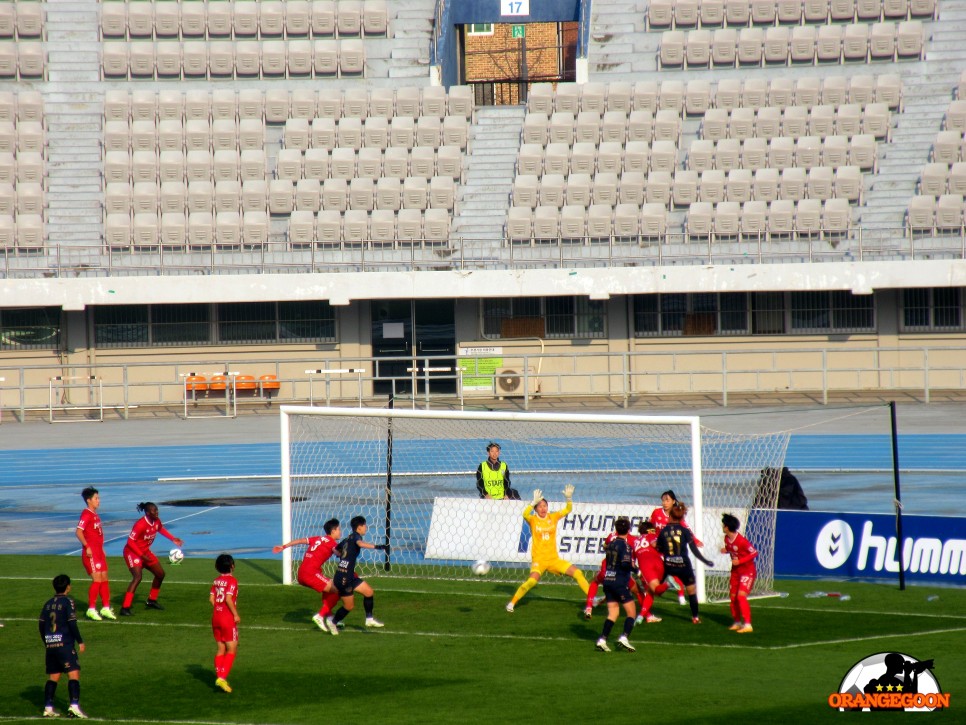 [2023.11.19 * 2/2, 후반전 화보] 수원 FC 위민 vs 인천 현대제철 레드엔젤스, 현대제철 2023 WK리그 챔피언결정전 1차전 ~ 경기 수원, 수원 종합 운동장