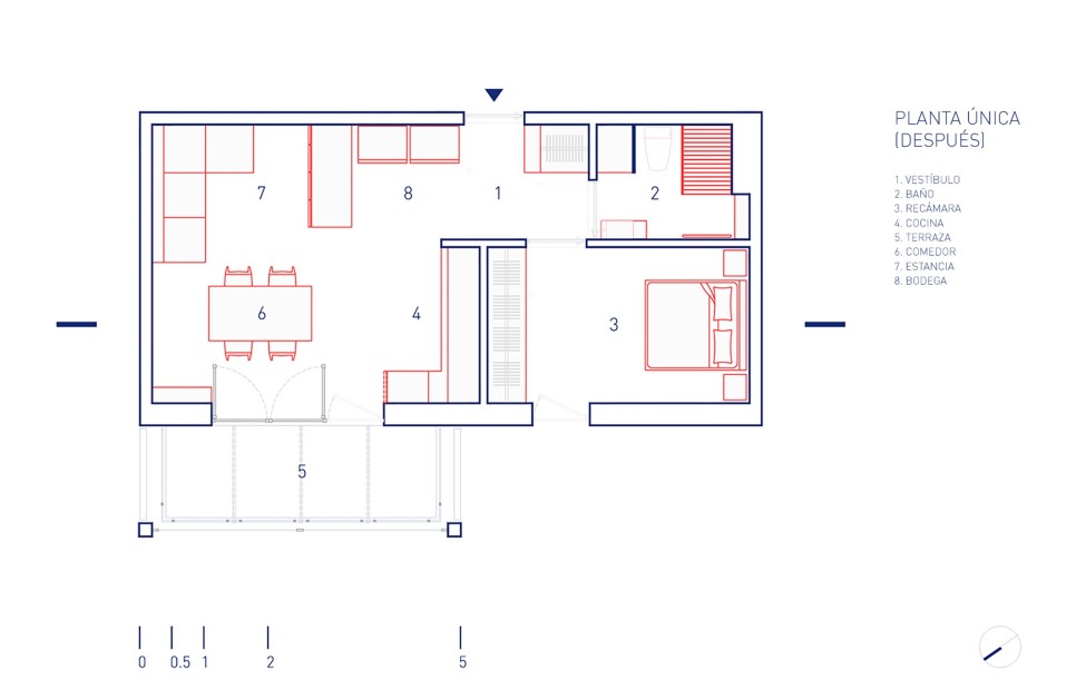 바르샤바 부부의 12평 아파트 인테리어, Białołęka Flat by All Arquitectura