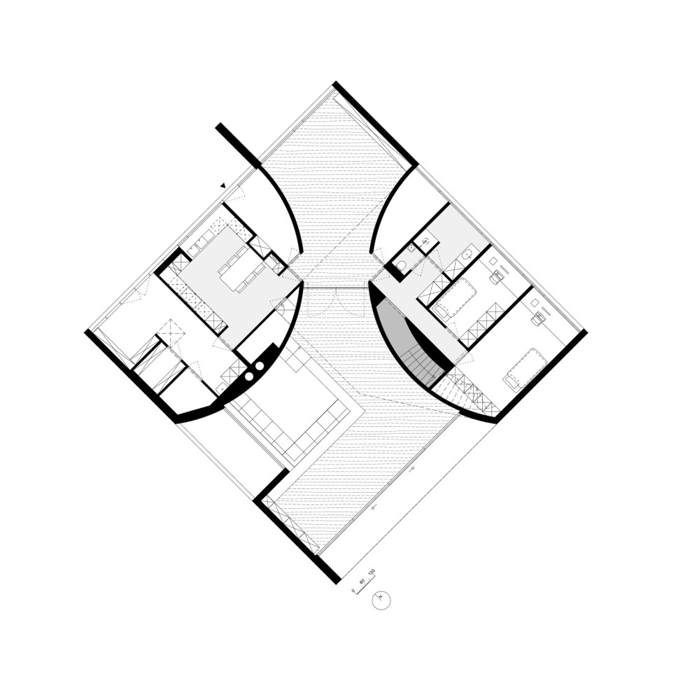 증개축! 옥탑층을 추가한 모더니스트 주택, BEEV by ISM Architecten