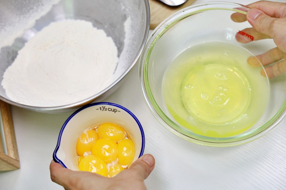 카스테라 만들기 홈베이킹 레시피 스폰지 케이크 만들기