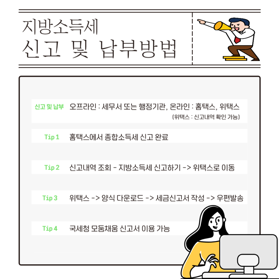 개인지방소득세 납부방법 세세히 알아보기