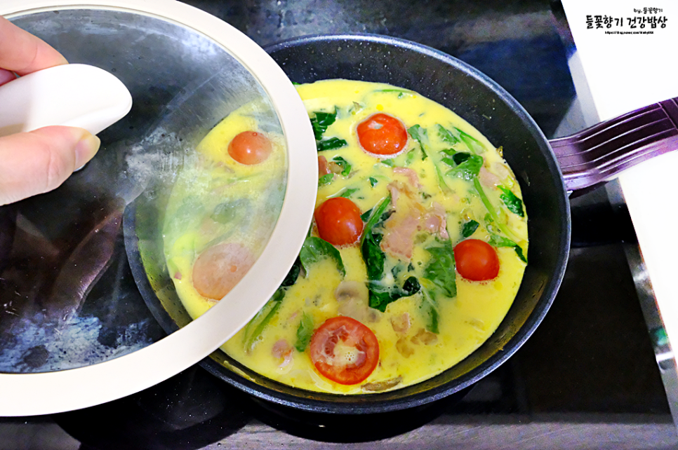 시금치 프리타타 만드는 법 계란 오믈렛 만들기 시금치 요리