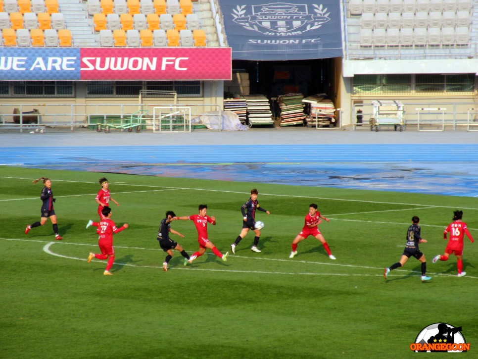 [2023.11.19 * 2/2, 후반전 화보] 수원 FC 위민 vs 인천 현대제철 레드엔젤스, 현대제철 2023 WK리그 챔피언결정전 1차전 ~ 경기 수원, 수원 종합 운동장