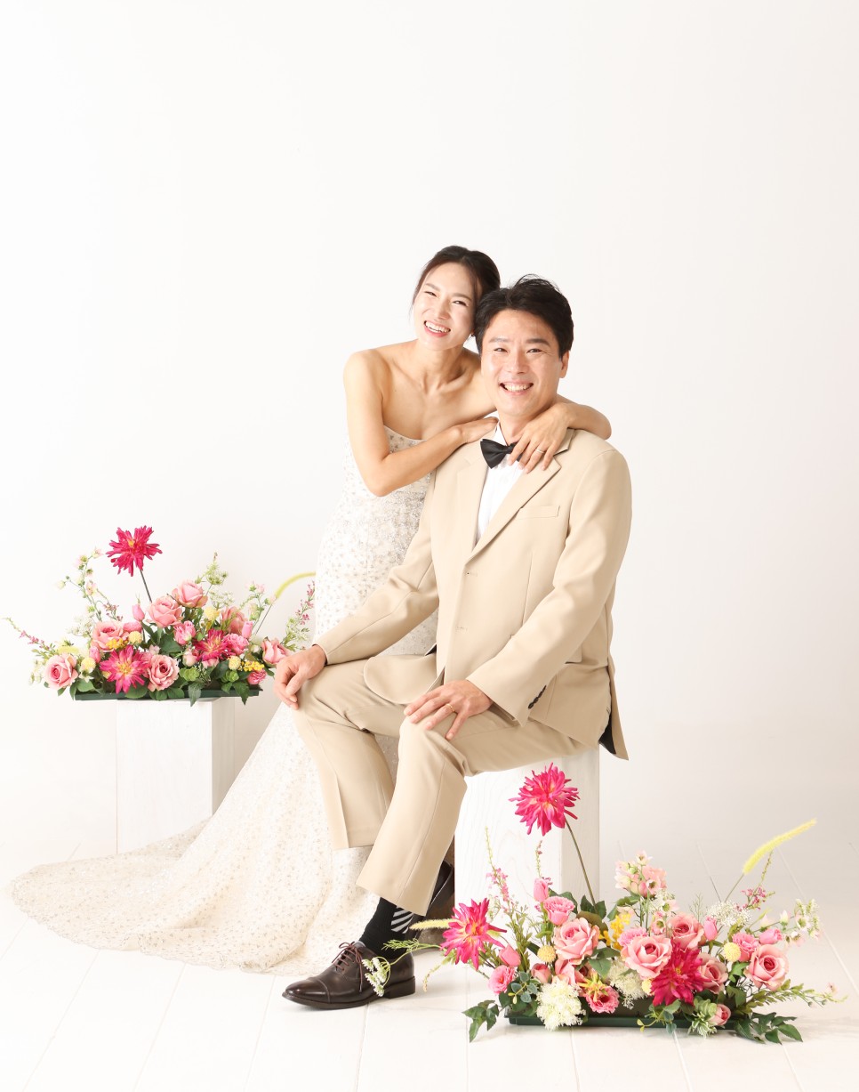 인천 가족사진 전문 아트인스튜디오에서 리마인드웨딩 촬영