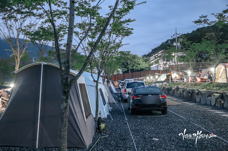 사계절 캠핑장박 중인 경주 문두리 캠핑장 캠핑후기