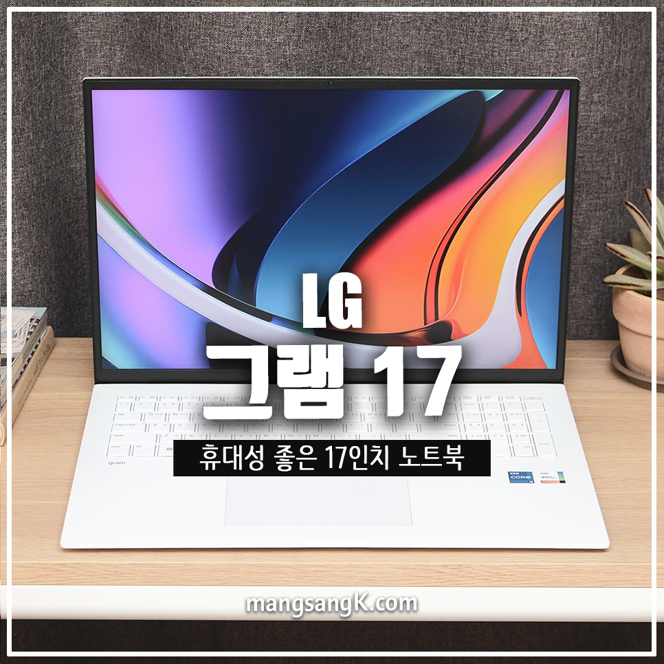사무용 노트북 LG 그램 17인치 추천 가벼운 17ZD90RU-GX56K 후기