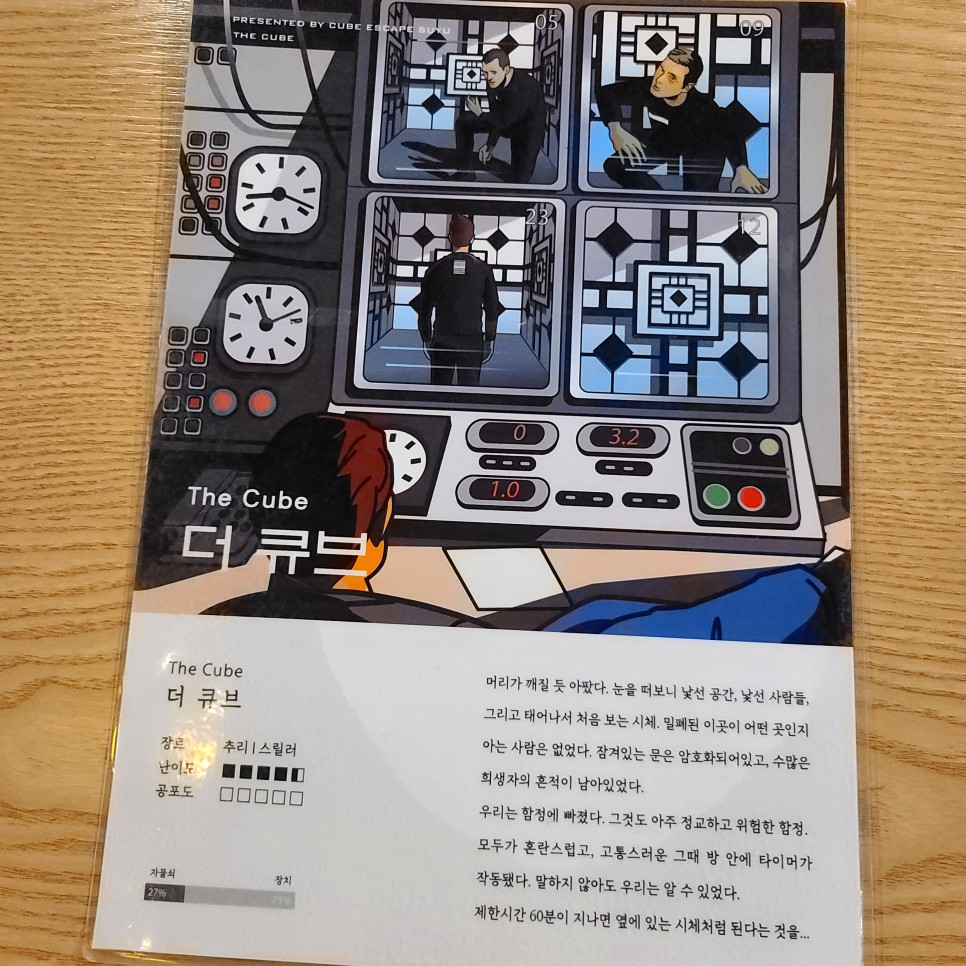 강북방탈출 큐브이스케이프 수유점 더 큐브 후기