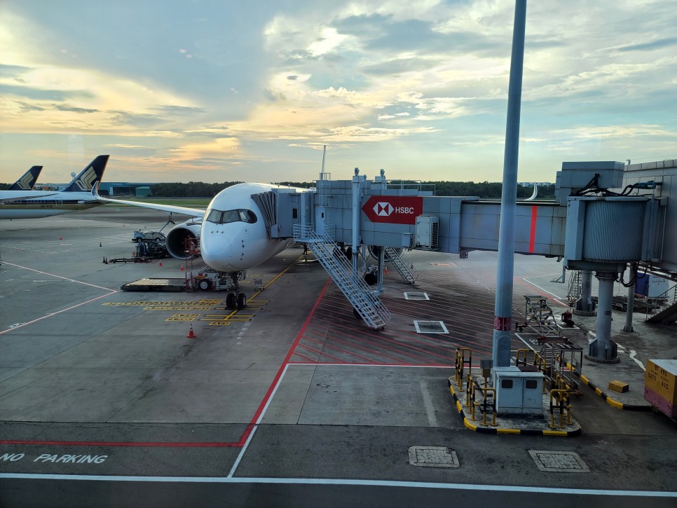 인도여행 아메다바드 도착 싱가포르항공 SQ504 좌석 기내식 / 짜이 마시기