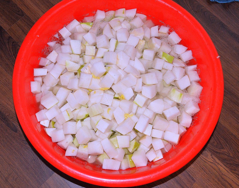 섞박지 담그는법 설렁탕집 깍두기 무김치 만드는법 석밖지 담그기