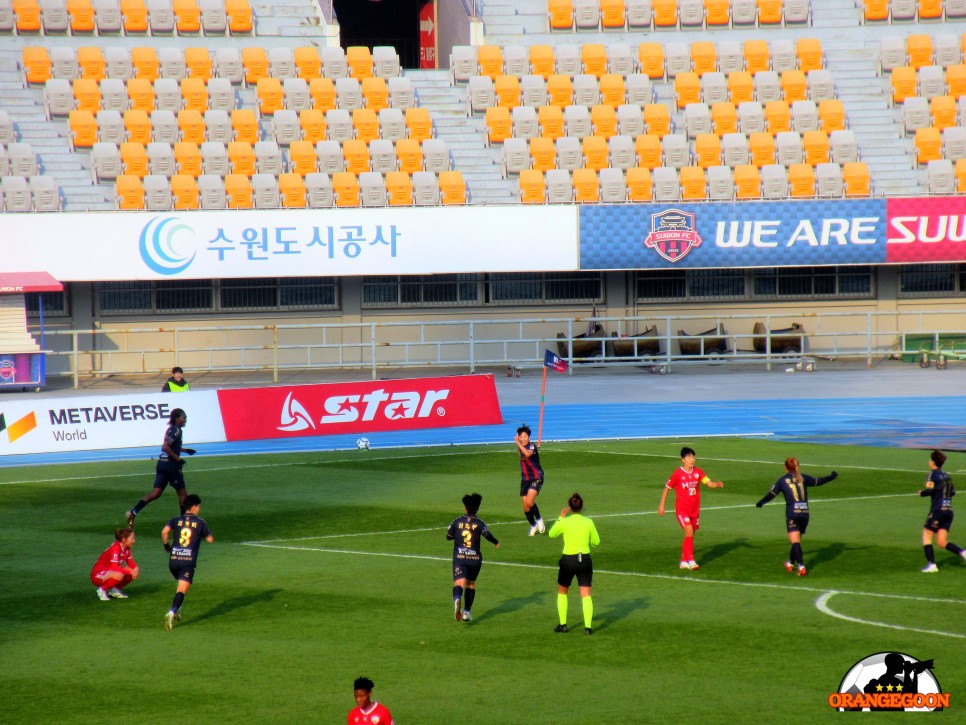 [2023.11.19 * 2/2, 후반전 화보] 수원 FC 위민 vs 인천 현대제철 레드엔젤스, 현대제철 2023 WK리그 챔피언결정전 1차전 ~ 경기 수원, 수원 종합 운동장