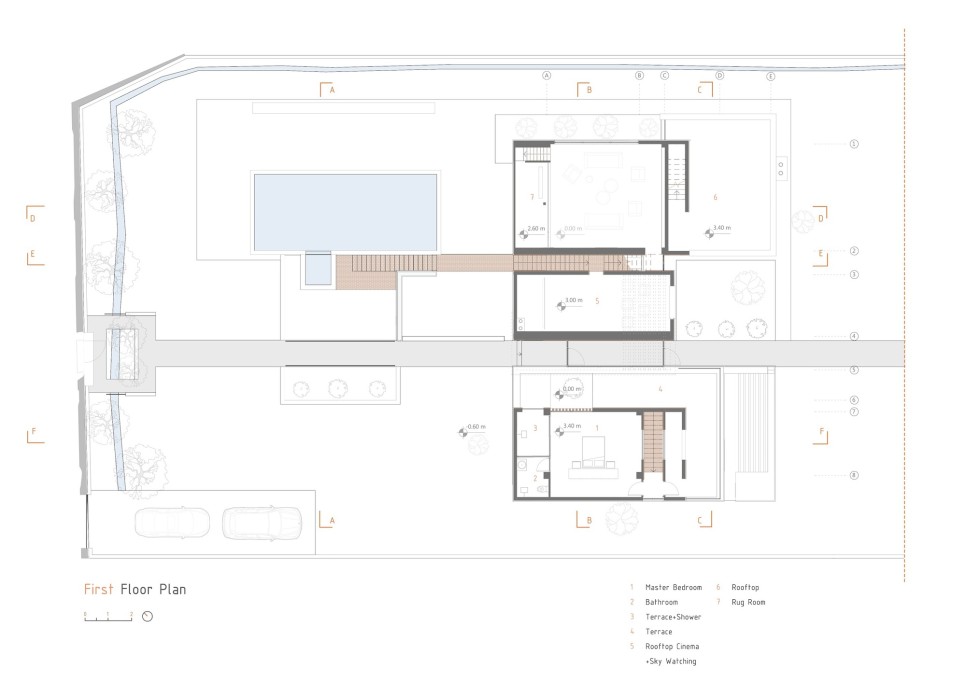 시원한 집 짓기! 매스를 쪼개 바람길을 낸 현대식 주택, Narbon Villa by Gera Studio Architects