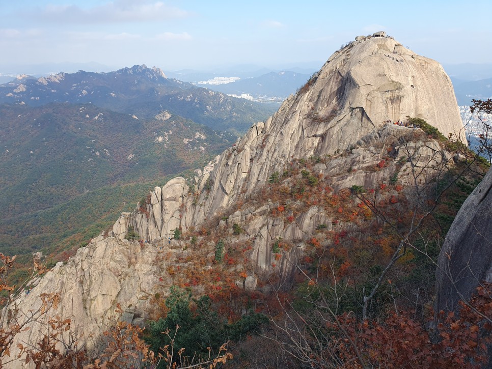 북한산 등산, 백운대 단풍 릿지 (파랑새릿지~ 백운대 ~ 김계남릿지~서벽밴드 ~ 시발클럽)