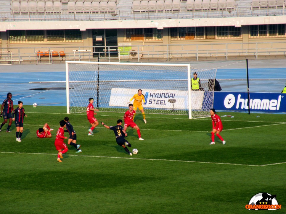 [2023.11.19 * 2/2, 후반전 화보] 수원 FC 위민 vs 인천 현대제철 레드엔젤스, 현대제철 2023 WK리그 챔피언결정전 1차전 ~ 경기 수원, 수원 종합 운동장