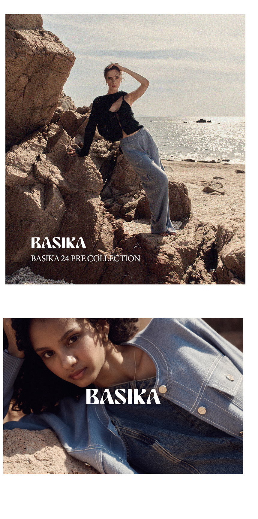 니트웨어 브랜드 BASIKA 런칭과 2024 바시카 컬렉션 룩북