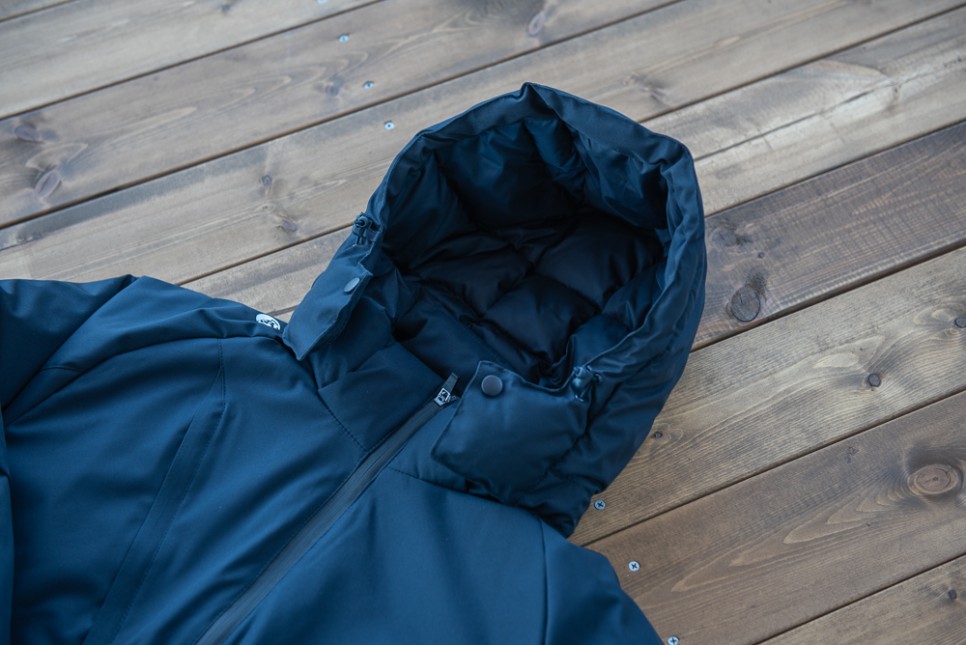 부담없는 캠핑복장 미르카 캘리포니아 패딩 자켓 겨울 캠핑옷 추천