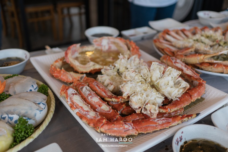 강원도 양양 맛집 추천 쏠비치 주변 대게 맛집 킹크랩 (픽업 횟집 )